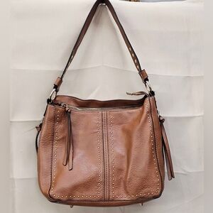 Montana West Hobo Bag Shoulder Purse Handbag Brown Vegan Leather Southwest